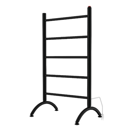 Kingston Brass Freestanding/Wall Mount Hardwired or Plug-In Towel Warmer, Black TWW3720MB